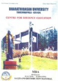 Sales and Distribution Management