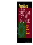 Fast Facts for the Critical Care Nurse: Critical Care Nursing in a Nutshell