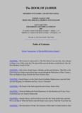 The BOOK OF JASHER - Lost Books Bible Apocryphal Enoch 