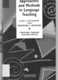 Approaches and Methods in Language Teaching