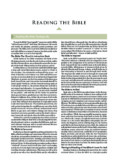 ESV Study Bible: Reading the Bible