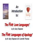 The Five Love Languages® The Five Languages of Apology