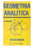 Solucionario Geometría Analítica de Charles H. Lehmann