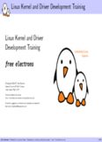 Linux Kernel and Driver Development Training Linux Kernel and Driver Development Training free ...
