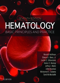 Hematology: Basic Principles and Practice