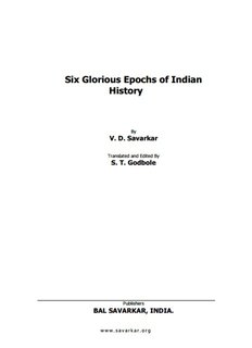 Six Glorious Epochs of Indian History - Veer Savarkar