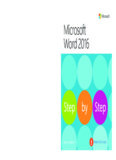 Microsoft Word 2016 Step by Step