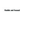 Flexible and Focused. Teaching Executive Function Skills to Individuals with Autism and Attention Disorders. A volume in Critical Specialties-Treating Autism&Behavioral Challenge
