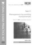 CIMA Exam Practice Kit: Management Accounting Fundamentals (CIMA Exam Practice Kit) (CIMA Exam