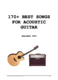 170+ Best Songs for Acoustic Guitar