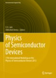 Physics of Semiconductor Devices: 17th International Workshop on the Physics of Semiconductor Devices 2013