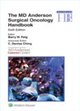 The MD Anderson Surgical Oncology Handbook