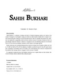 SAHIH BUKHARI - Islam House | free islamic books audio articles 