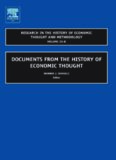 Research in the History of Economic Thought and Methodology, Volume 25B: Documents From the History of Economic Thought (Research in the History of Economic ... History of Economic Thought and Methodology)