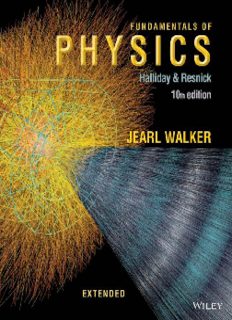 Halliday & Resnick fundamentals of physics