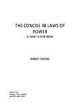 the concise 48 laws of power