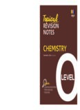 Topical Revision Notes Chemistry O Level