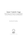Inner Tantric Yoga: Working with the Universal Shakti: Secrets of Mantras, Deities, and Meditation