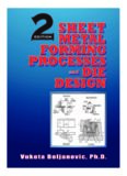 Sheet metal forming processes and die design