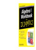 Algebra I Workbook for Dummies, 2nd Edition (For Dummies (Math & Science))