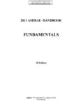 2013 ASHRAE Handbook -- Fundamentals  SI Edition