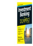 Investment Banking For Dummies