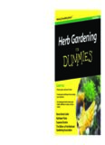 Herb Gardening For Dummies, 2nd Edition (For Dummies (Home & Garden))