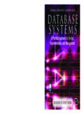 Database Systems, 4th Edition: A Practical Approach to Design, Implementation and Management