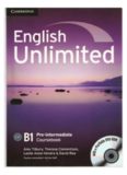 English Unlimited. Pre-Intermediate B1. Student's book