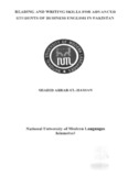 reading and writing skills for advanced students of business english 