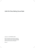 Little Girls Dress Making Course Book - Usha Initiatives