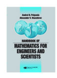 Handbook of Mathematics for Engineers and Scientists