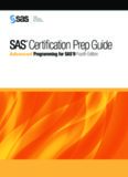SAS Certification Prep Guide Advanced Programming for SAS 9, Fourth Edition.pdf