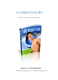 100 WEIGHT LOSS TIPS