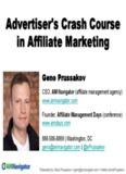 Advertiser's Crash Course in Affiliate Marketing