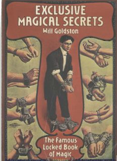 Exclusive Magical Secrets - The Famous Locked Book of Magic [tricks descriptions
