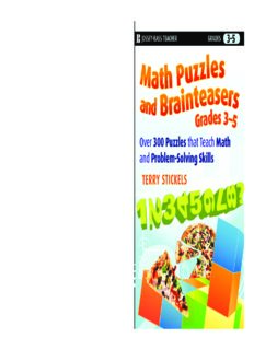 Math Puzzles and Brainteasers, Grades 3-5: Over 300 Puzzles that Teach Math and Problem-Solving Skills