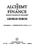 The Alchemy of Finance: Reading the Mind of the Market