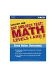 Master SAT II Math 1c and 2c 4th ed (Arco Master the SAT Subject Test: Math Levels 1 & 2)  