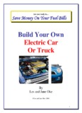 Build Your Own Electric Car Or Truck