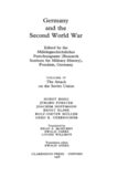 Germany and the Second World War: Volume 4: The Attack on the Soviet Union