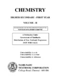 Chemistry higher secondary - first year volume - Textbooks Online