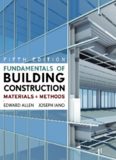 Fundamentals of Building Construction: Materials  and Methods