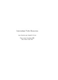 Intermediate Public Economics