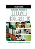 Black & Decker The Complete Photo Guide to Home Decorating Projects  DIY Projects to Transform