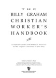 Billy Graham Christian Worker's Handbook