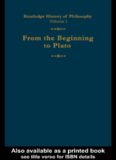 Routledge History of Philosophy Volume I From the Beginning to Plato - C.C.W.Taylor.pdf
