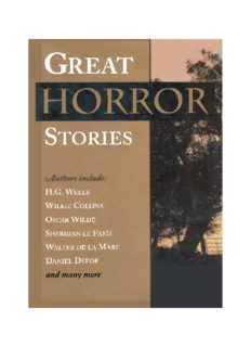 Great Horror Stories (The Great Book of Thrillers; Great Tales of Terror)