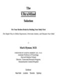 The UltraMind Solution: Fix Your Broken Brain by Healing Your Body First - The Simple Way to Defeat Depression, Overcome Anxiety, and Sharpen Your Mind