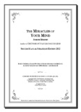 "The Miracles of Your Mind" by Joseph Murphy - Success Manual 